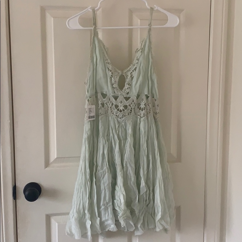 Free people light blue flowy dress